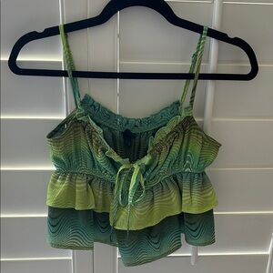 Wild Fable Green Ombre Tank Top
